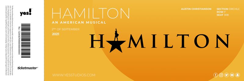 Hamilton Ticket