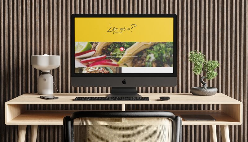 Website on Desktop